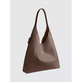 Coach Brooklyn 28 Leather Shoulder Bag In Dark Stone