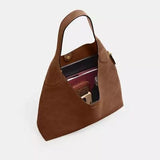 Coach Brooklyn Shoulder Bag 39 In Chocolate Suede