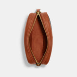 Coach Camera Bag In Signature Textile Jacquard Brass/Cocoa Burnished Amb
