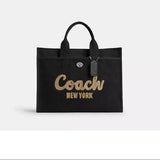 Coach Cargo Tote Bag In Black