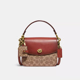 Coach Cassie Crossbody 19 In Signature Canvas in Tan Rust