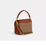 Coach Cassie Crossbody Bag 19 Signature Canvas In Tan
