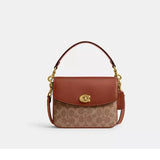 Coach Cassie Crossbody Bag 19 Signature Canvas In Tan