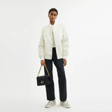 Coach Chain Tabby Shoulder Bag With Quilting In Brass/Black Glazed