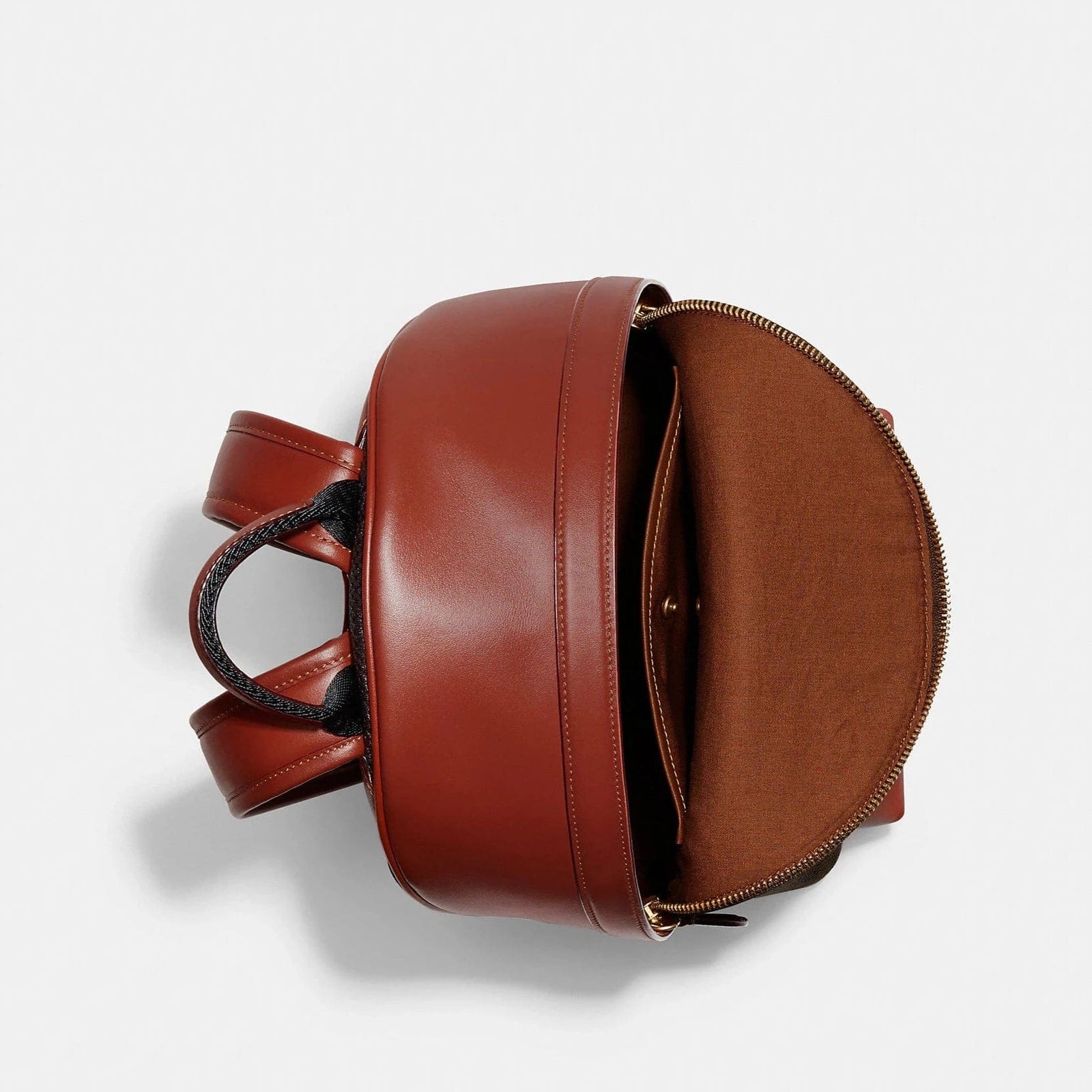 Coach Charter Backpack 24 In Signature Canvas Tan Rust