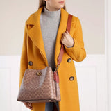 Coach Coated Canvas Signature Willow Shoulder Bag B4 In Tan Rust