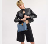 Coach Denim Willow Tote Bag 24 in Indigo
