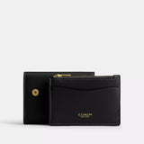 Coach Essential Card Holder Wallet In Black