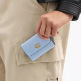 Coach Essential Card Holder Wallet In Bluebell