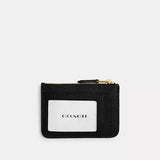 Coach Essential Mini Skinny ID Case in Brass/Black
