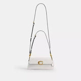 Coach Jet Shoulder Bag In Brass/Chalk