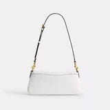Coach Jet Shoulder Bag In Brass/Chalk