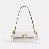 Coach Jet Shoulder Bag In Brass/Chalk