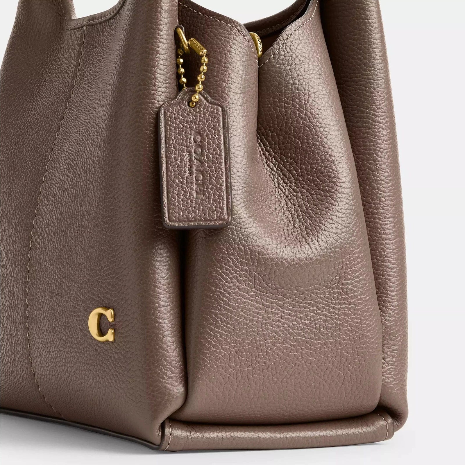 Coach Lana Shoulder Bag 23 in Dark Stone