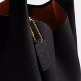 Coach Lana Shoulder Bag in Brass/Black