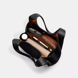 Coach Lana Shoulder Bag in Brass/Black