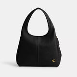 Coach Lana Shoulder Bag in Brass/Black