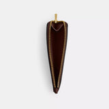 Coach New York Zip Card Case in Brass/Maple