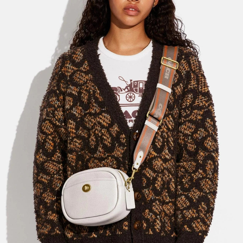 Coach camera bag best sale chalk