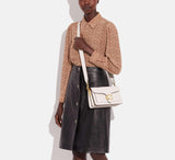 Coach Pebble Tabby Shoulder Bag in Chalk