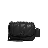 Coach Pillow Madison Shoulder Bag With Quilting V5/Black