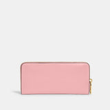 Coach Slim Accordion Zip Wallet Bubblegum