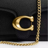 Coach Tabby Chain Crossbody Bag 19 In Black