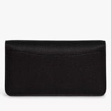 Coach Tabby Chain Leather Clutch Bag Black