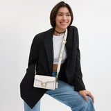 Coach Tabby Shoulder Bag 20 in Chalk