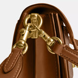 Coach Tabby Shoulder Bag 20 In Signature Canvas in Brass/Tan Brown