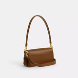 Coach Tabby Shoulder Bag 20 In Signature Canvas in Brass/Tan Brown