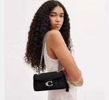 Coach Tabby Shoulder Bag 20 With Pillow Quilting In Black