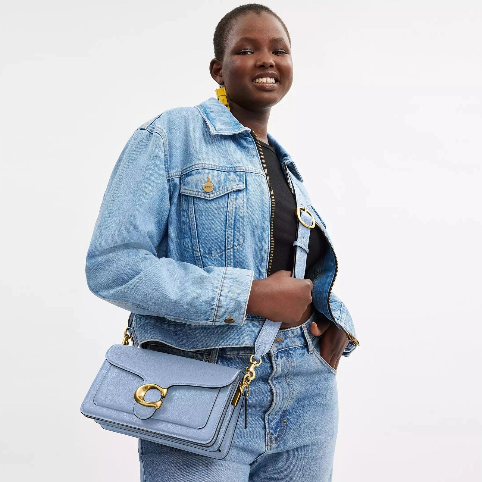 Coach Tabby Shoulder Bag 26 In Bluebell