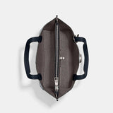 Coach Willow Tote 24 In Colorblock in Grey Blue
