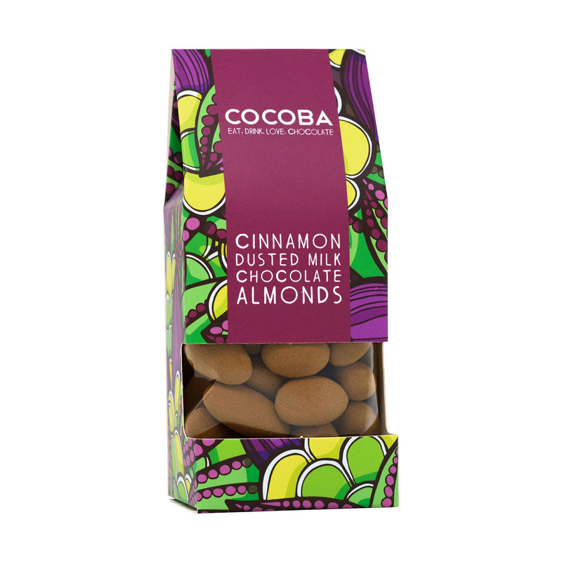 Cocoba Cinnamon Dusted Milk Chocolate Almonds 175g