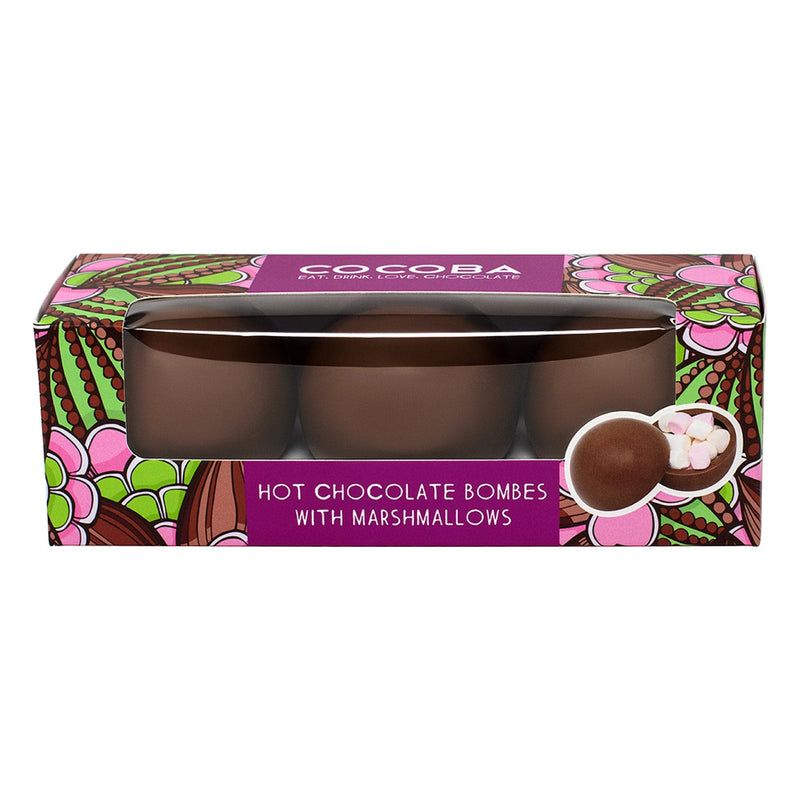 Cocoba Milk Hot Chocolate Bombes 3-Pack