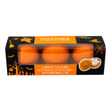 Cocoba Orange Hot Chocolate Bombes with Marshmallows (3 Bombes)