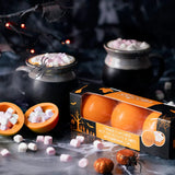 Cocoba Orange Hot Chocolate Bombes with Marshmallows (3 Bombes)