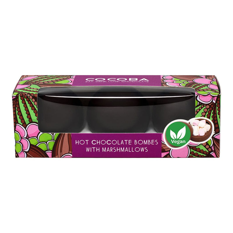 Cocoba Vegan Hot Chocolate Bombes 3-Pack
