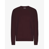 Colorful Standard Classic Organic Crew In Oxblood Red
