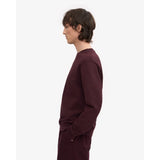 Colorful Standard Classic Organic Crew In Oxblood Red