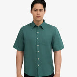 Colorful Standard Linen SS Shirt Ocean Green