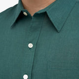 Colorful Standard Linen SS Shirt Ocean Green