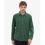Colorful Standard Organic Flannel Shirt In Emerald Green