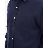 Colorful Standard Organic Flannel Shirt In Navy Blue