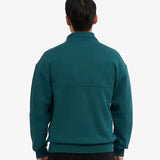 Colorful Standard Organic Quarter Zip Ocean Green