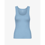 Colorful Standard Women Organic Rib Tank Top In Seaside Blue