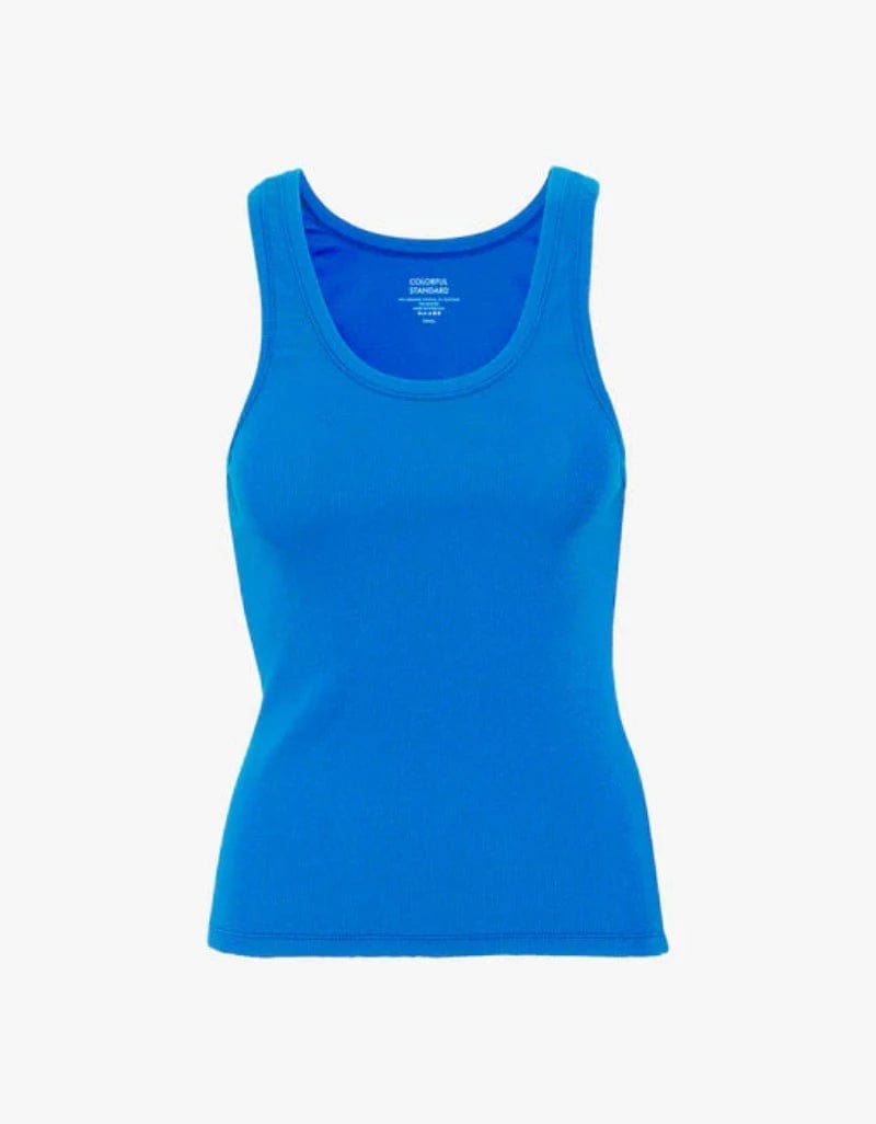 Colorful Standard Womens Organic Tank Top Pacific Blue