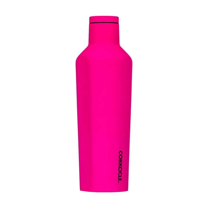 Corkcicle Neon Lights Pink Canteen Water Bottle 475ml