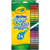 Crayola Markers Super Tips Washable 24 Pack
